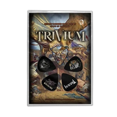 Afbeelding van Trivium In The Court Of Dragon Plectrum Set van 5 Multicolours