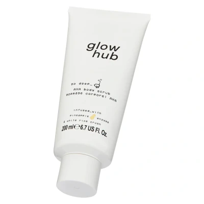 Afbeelding van GLOW HUB GO DEEP AHA BODY Scrub Lichaamsscrub, Maat: 200 ml,
