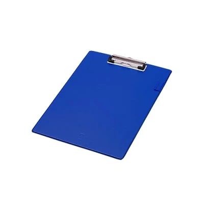 Afbeelding van Q connect Klemplaat, Pvc, Ft A4, Blauw Klemplaat