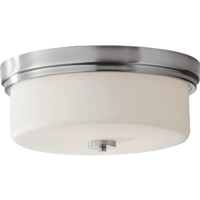 Afbeelding van Landelijke Plafondlamp Steady Lighting Metaal Landelijk E27 L: 38.1cm Voor Binnen / Woonkamer Eetkamer Zilver