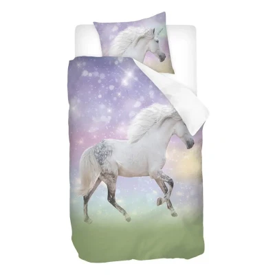 Afbeelding van Snoozing Wonderland Dekbedovertrek Eenpersoons 140x200/220 cm + 1 kussensloop 60x70 Multi kleur