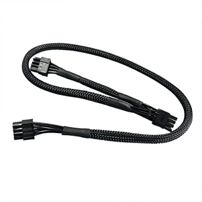 Afbeelding van Zahara VGA PCIE netsnoer, 8 polig, polig (6+2) (6+2), vervanging voor EVGA Supernova 450 1600 G2 G3 GQ P2