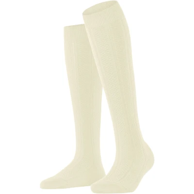 Afbeelding van Falke Kniekousen, Dames, Maat: 37/38, Off white