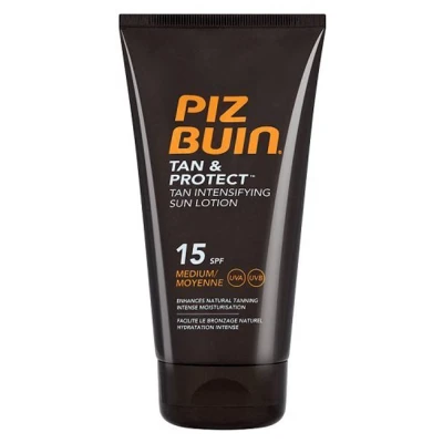 Afbeelding van Piz Buin Tan &amp; Protect Intensifying Sun Lotion 15 SPF 150 ml