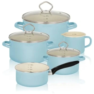 Afbeelding van Krüger Pannenset Sylt Inductie (set, 8 delig)