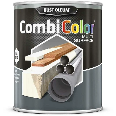 Afbeelding van rust oleum combicolor multi surface zijdeglans ral 9010 wit 750 ml