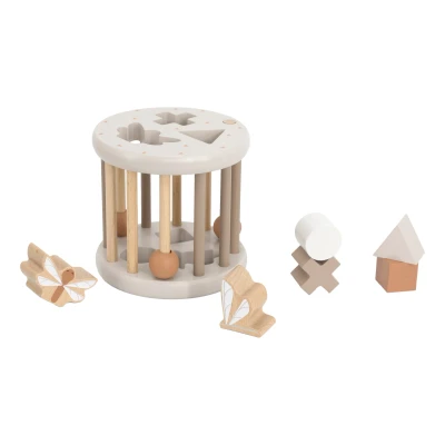 Afbeelding van Label Houten Vormsorteerwiel Nougat