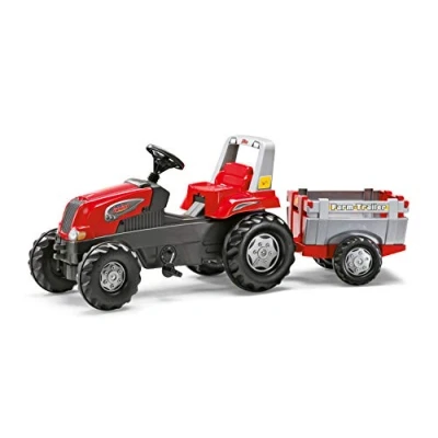Afbeelding van rolly®toys Traptractor rollyJunior RT met rollyFarm Trailer 800261