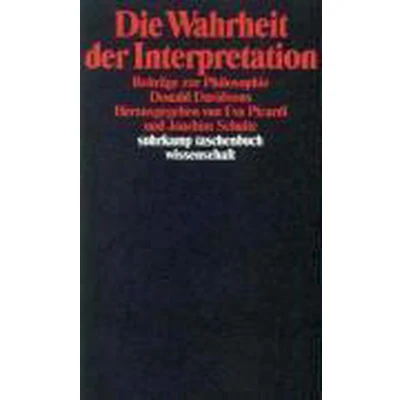 Afbeelding van Die Wahrheit der Interpretation: Beiträge zur Philosophie Donald Davidsons: 897
