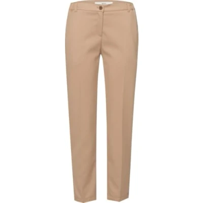 Afbeelding van Style Maron S Wool Touch broek in ontspannen silhouet, camel, 32W x 30L
