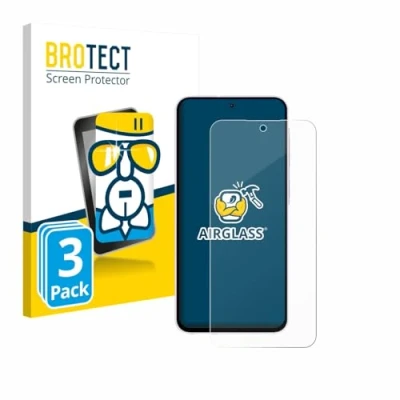 Afbeelding van BROTECT Screenprotector voor Samsung Galaxy A56 5G Folie Beschermfolie Beschermglas transparant (3 Stuks)
