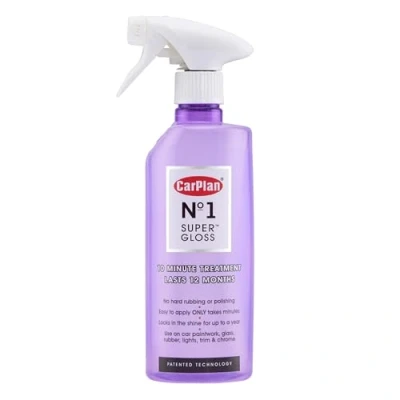 Afbeelding van CarPlanNo1 Autopolish Wax 10 minuten aan te brengen Gaat 12 maanden mee Super Gloss Shine Gepatenteerde hydrofobe kit 600 ml