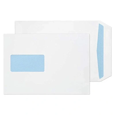 Afbeelding van Purely Everyday 13084/25 PR verzendtas zelfklevend met venster wit C5 229 x 162 mm 90 g/m² 25 stuks