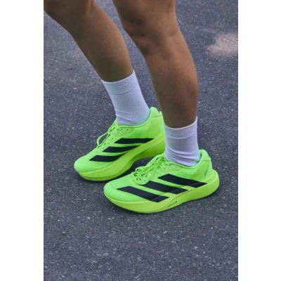 Afbeelding van adidas Performance Adizero EVO SL W Sneakers laag, Dames, Maat: 42 2/3, Lucid lemon/core black/matte silver Textiel/ synthetisch