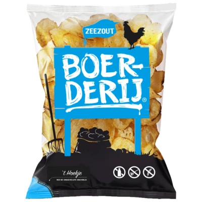 Afbeelding van Boerderij Chips Zeezout 190 gr