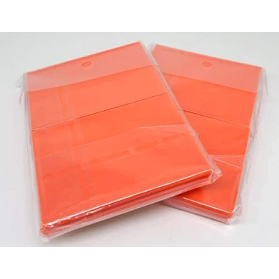 Afbeelding van Docsmagic.de 2 x 100 Mat Orange Card Sleeves Standard Size 66 91 PKM MTG