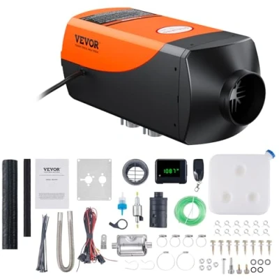 Afbeelding van VEVOR Air Diesel Heater Parkeerverwarming 12 V 2 kW, Luchtverwarming, 0,12 0,26 L/hr. Dieselverwarming met LCD display &amp; afstandsbediening auto