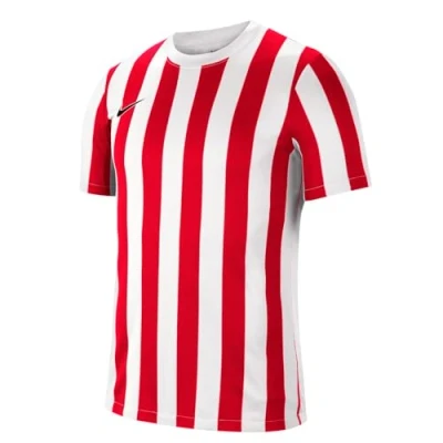 Afbeelding van Nike Heren Short Sleeve Top M Nk Df Strp Dvsn Iv Jsy Ss, Bianco/Universita &#039;Rosso/Nero, CW3813 104,