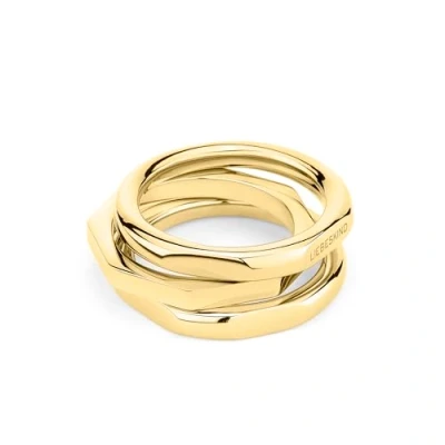 Afbeelding van Liebeskind Berlin LJ 1496 R 54 IP Ringenset, goud, Roestvrij staal, Geen edelsteen