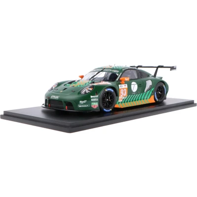 Afbeelding van De 1:18 Diecast Modelauto van Porsche 991 RSR 19 4.2L Team Proton Competition #93 24H LeMans 2022. rijders waren M. Fassbender / Campbell en Z. Robichon. fabrikant het schaalmodel is Spark. Dit model al