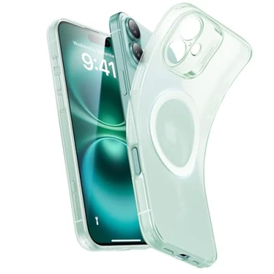 Afbeelding van ESR Telefoonhoesje 2024, compatibel met MagSafe, Zero Series, Frosted Green