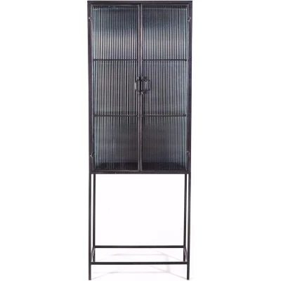 Afbeelding van Furnilux Opbergkast Ventana IJzer Grijs 181 x 66 41 By Boo