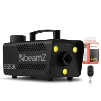 Afbeelding van BeamZ S553L Rookmachine met LED’s Set 250ml vloeistof Voor