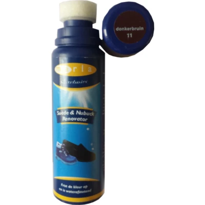 Afbeelding van Marla Suede Velours Nubuck Renovator Donker Bruin (Schoenonderhoud Kleurhersteller)