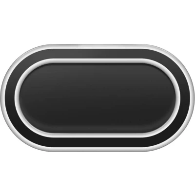 Afbeelding van ETH Lois led plaf ovaal 3 step dimming 2700k 12w ip44 zwart 30cm + mem. 888L