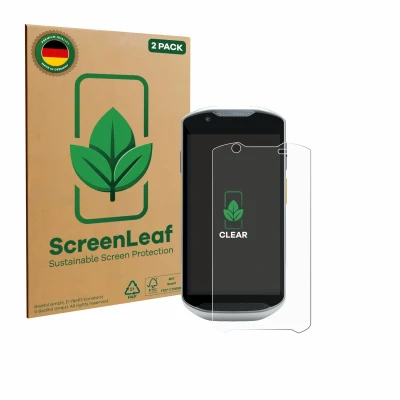 Afbeelding van ScreenLeaf Screenprotector voor Zebra TC52x HC Duurzame schermbescherming Folie Beschermfolie transparant (2 Stuks)