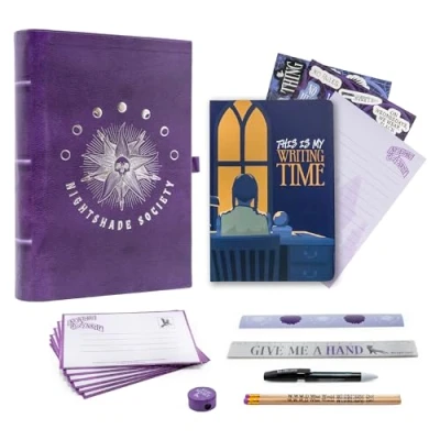 Afbeelding van Wednesday Nightshade Society Keepsake Book Box Set Schrijfset