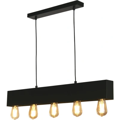 Afbeelding van Searchlight Hanglamp Piano 5 lichts 51607 5BK