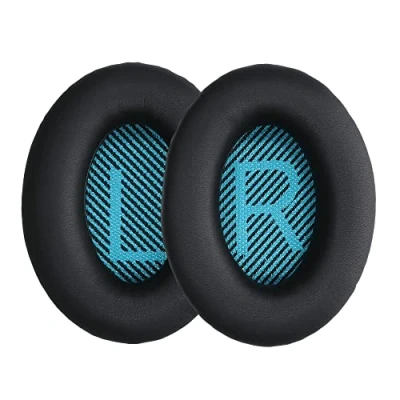 Afbeelding van kwmobile 2x oorkussens geschikt voor Bose Soundlink Around Ear Wireless II Earpads koptelefoon in zwart