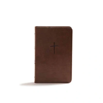 Afbeelding van CSB Compact Bible, Brown Leathertouch, Value Edition: Christian Standard Brown, Edition