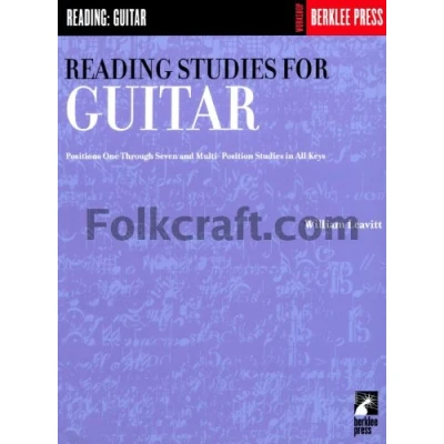 Afbeelding van William leavitt : reading Studies for guitar recueil solo: Positions One Through Seven and Multi Position in All Keys