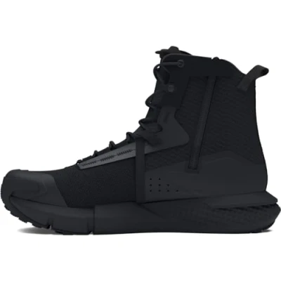 Afbeelding van Under Armour Herren UA Charged Valsetz Zip, strapazierfähige Wanderschuhe mit seitlichem Reißverschluss, leichte und bequeme Boots