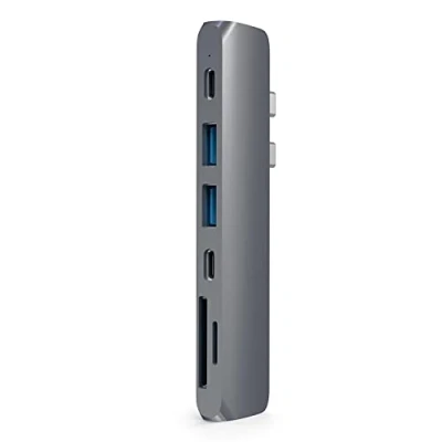 Afbeelding van Satechi USB C hub Pro 4K HDMI space gray ST CMBPM
