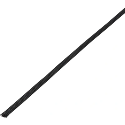 Afbeelding van TRU COMPONENTS 1572554 CBBOX0510 BK Gevlochten slang Zwart PET 5 tot 10 mm m