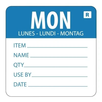 Afbeelding van Kleurcode sticker maandag Vogue, 500 stuks