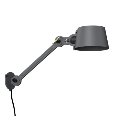 Afbeelding van Tonone Bolt Sidefit wandlamp met stekker Midnight Grey