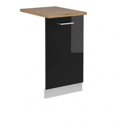 Afbeelding van Vicco &quot;R Line, zwart hoogglans, 45 cm, AP eiken