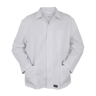 Afbeelding van Carson Classic Workwear Werkjas van puur katoen, 1 stuk, 44, wit, KTH709J.W