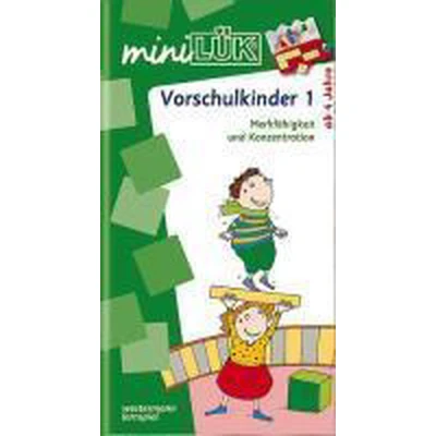 Afbeelding van miniLÜK. Vorschulkinder 1: für Kinder von 4 6 Jahren. Kindergarten/Vorschule