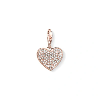 Afbeelding van Thomas Sabo Charm 925 sterling zilveren 1 Zirconia One Size Roségold 87462315