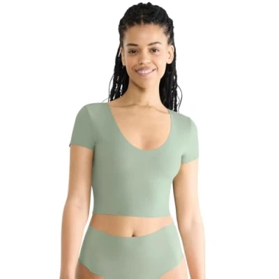 Afbeelding van Sloggi ZERO Feel 2 0 Crop Top Mintgroen Small Dames