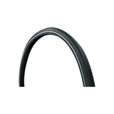 Afbeelding van Dresco Anti Lek Buitenband Traveller 28x1 5/8x 1 3/8 (37 622) Reflectie Zwart