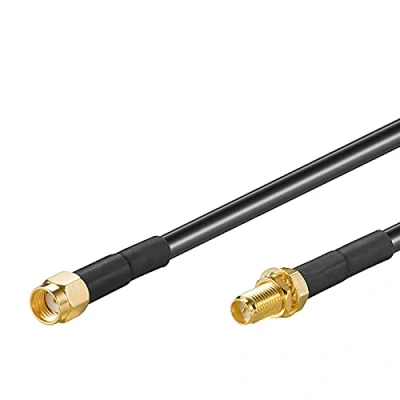 Afbeelding van 3 m WLAN antenna extension cable RP SMA plug &gt; jack 3.0m