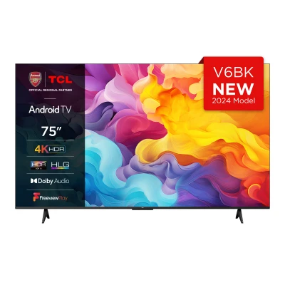 Afbeelding van TCL Led TV 75V6BX1, 189 cm / 75&quot;, 4K Ultra HD, Google Smart