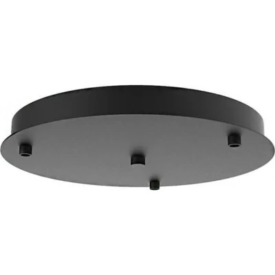 Afbeelding van Ylumen plafondplaat Ã ̃ 3 lichts 30 x3 cm zwart