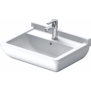 Afbeelding van Duravit Philippe Starck 3 wastafel 55x42cm Wondergliss wit